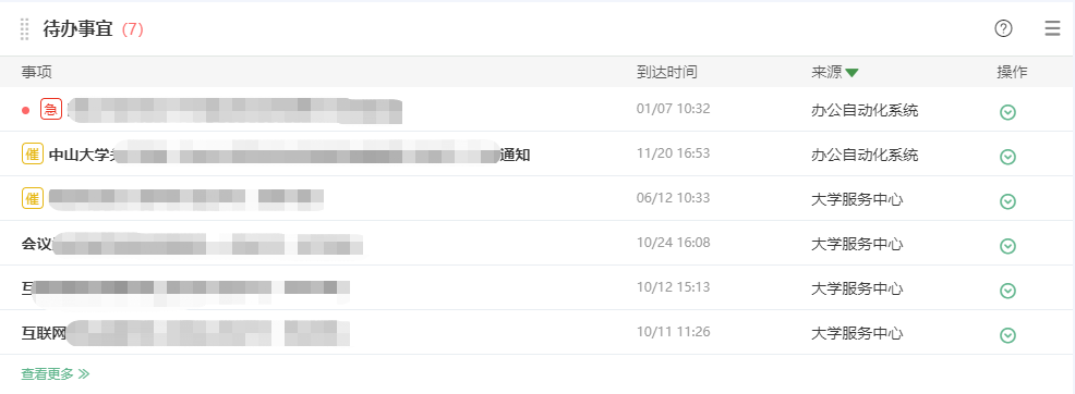待办事宜